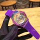 Perfect Replica HUBLOT Big Bang Limited Edition 43mm Watch Transparent Case Rainbow bezel (3)_th.jpg